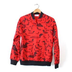 Vintage Loon Bird Sweatshirt Medium